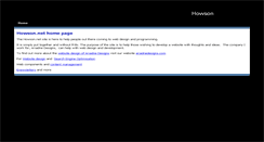 Desktop Screenshot of howson.net